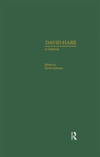 Cover image: David Hare 1st edition 9780824025793