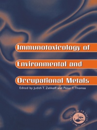 صورة الغلاف: Immunotoxicology Of Environmental And Occupational Metals 1st edition 9780748403905