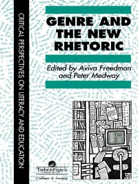 صورة الغلاف: Genre In The New Rhetoric 1st edition 9780748402564