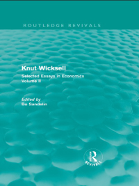 Cover image: Knut Wicksell 1st edition 9780415685795