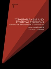 صورة الغلاف: Totalitarianism and Political Religions, Volume 1 1st edition 9780714656090