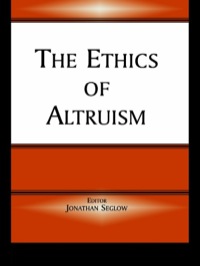 Imagen de portada: The Ethics of Altruism 1st edition 9780714684819