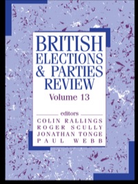 Titelbild: British Elections & Parties Review 1st edition 9780714684192
