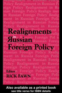 Omslagafbeelding: Realignments in Russian Foreign Policy 1st edition 9780714683966