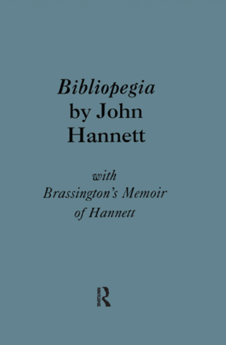 Cover image: Bibliopegia 1st edition 9780824040185