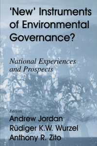 Cover image: New Instruments of Environmental Governance? 1st edition 9780714683003