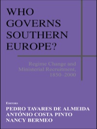 صورة الغلاف: Who Governs Southern Europe? 1st edition 9780714682778