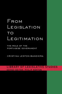 Cover image: From Legislation to Legitimation 1st edition 9780714657288