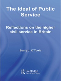 Cover image: The Ideal of Public Service 1st edition 9780714654829