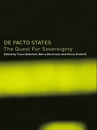 Cover image: De Facto States 1st edition 9780714654768