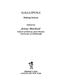 Imagen de portada: Gallipoli 1st edition 9780714654621