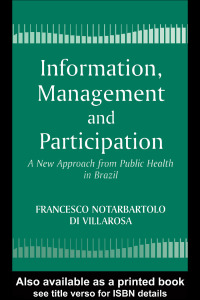 Titelbild: Information, Management and Participation 1st edition 9780714643533