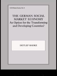 Cover image: The German Social Market Economy 1st edition 9781138166653
