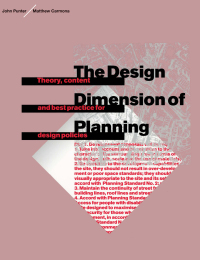 Cover image: The Design Dimension of Planning 1st edition 9780415512282