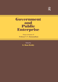 Cover image: Government and Public Enterprise 1st edition 9780714632582