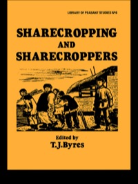 Cover image: Sharecropping and Sharecroppers 1st edition 9780714632230
