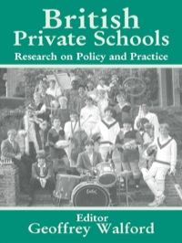 Cover image: British Private Schools 1st edition 9780713040487