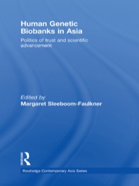 Cover image: Human Genetic Biobanks in Asia 1st edition 9780710313416
