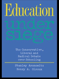 Cover image: Education Under Siege 1st edition 9781138162150