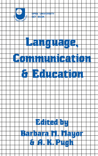 Cover image: Language, Communication and Education 1st edition 9780709935902