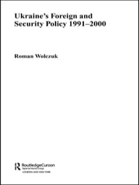 Imagen de portada: Ukraine's Foreign and Security Policy 1991-2000 1st edition 9780367604707