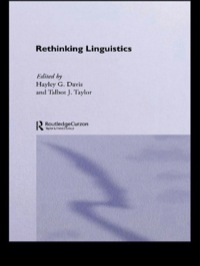 表紙画像: Rethinking Linguistics 1st edition 9780700716807