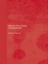 Imagen de portada: Malay Political Leadership 1st edition 9780415347082