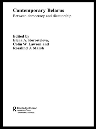 Cover image: Contemporary Belarus 1st edition 9780367026899