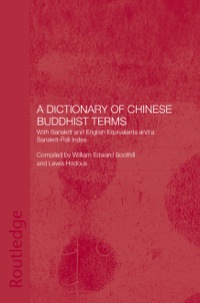Omslagafbeelding: A Dictionary of Chinese Buddhist Terms 2nd edition 9780700703555