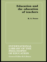 Cover image: Education and the Education of Teachers 1st edition 9781138968356