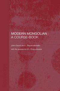 Titelbild: Modern Mongolian: A Course-Book 1st edition 9780700713059