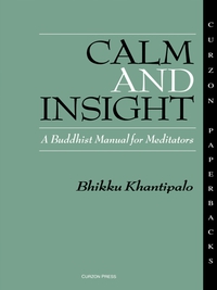 Omslagafbeelding: Calm and Insight 1st edition 9780700701414