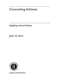 Immagine di copertina: Counselling Athletes: Applying Reversal Theory 1st edition 9780419261308