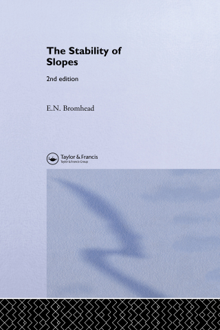 Cover image: The Stability of Slopes 2nd edition 9780419255802