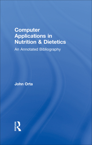 Imagen de portada: Computer Applications in Nutrition & Dietetics 1st edition 9780824066215