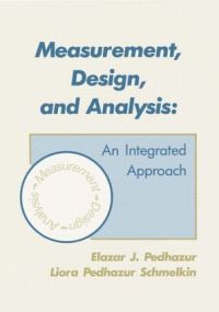 Omslagafbeelding: Measurement, Design, and Analysis 1st edition 9780805810639