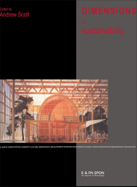 Imagen de portada: Dimensions of Sustainability 1st edition 9780419236207