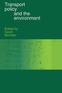 表紙画像: Transport Policy and the Environment 1st edition 9780419231400