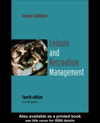 صورة الغلاف: Leisure and Recreation Management 4th edition 9780419229407