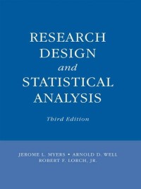 Cover image: Research Design and Statistical Analysis 3rd edition 9780805864311