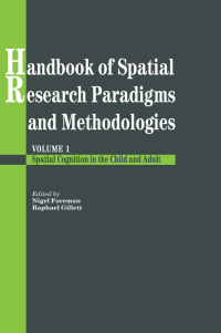Cover image: Handbook Of Spatial Research Paradigms And Methodologies 1st edition 9780863777998
