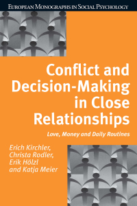 Imagen de portada: Conflict and Decision Making in Close Relationships 1st edition 9781138877283