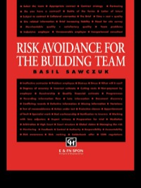 Imagen de portada: Risk Avoidance for the Building Team 1st edition 9781138156104
