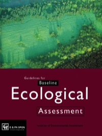 صورة الغلاف: Guidelines for Baseline Ecological Assessment 1st edition 9780419205104