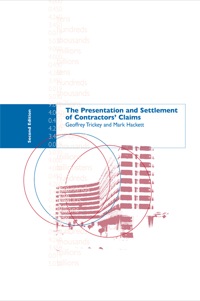 Imagen de portada: The Presentation and Settlement of Contractors' Claims - E2 1st edition 9780419205005