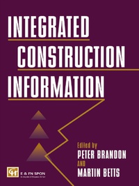 صورة الغلاف: Integrated Construction Information 1st edition 9780419203704