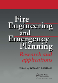 Imagen de portada: Fire Engineering and Emergency Planning 1st edition 9780367401450