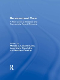 صورة الغلاف: Bereavement Care 1st edition 9780866569446