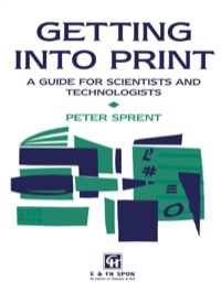 Cover image: Getting into Print 1st edition 9780419192206