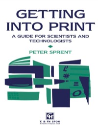 Imagen de portada: Getting into Print 1st edition 9780419192206